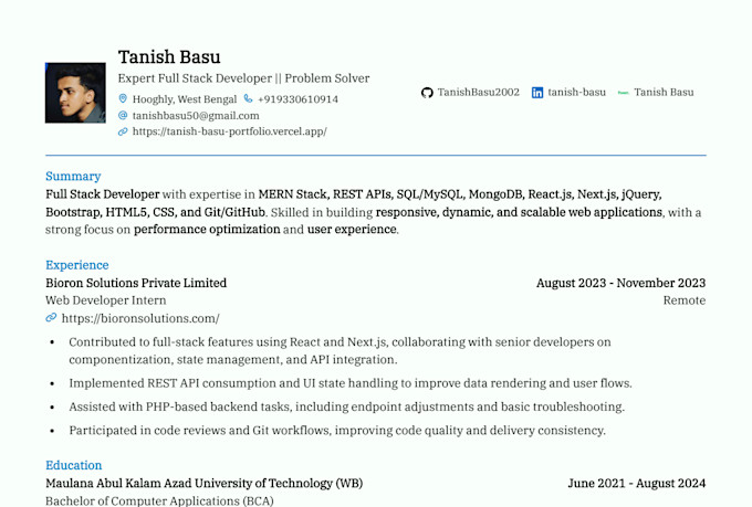 build and rebuild websites with react and required technologies